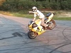 one handed stoppie - Click To Enlarge Picture