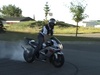 One Handed Burnout! - Click To Enlarge Picture