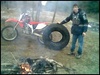 crf450 and BIG tire - Click To Enlarge Picture