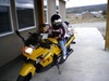 My daughter on EX250 - Click To Enlarge Picture