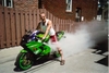 Kawi ZX9R Burnout - Click To Enlarge Picture