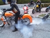 Harley Burnout - Click To Enlarge Picture