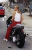 Hot Chic On Her Bike - Click To Enlarge Picture