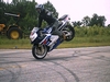 One Handed Stoppie - Click To Enlarge Picture