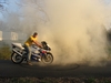 GSX-R 750 burnin it up - Click To Enlarge Picture