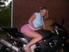 Hottie On A GSX-R - Click To Enlarge Picture