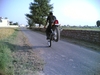 Stoppie On My 150 - Click To Enlarge Picture