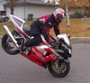 Nice Stoppie - Click To Enlarge Picture