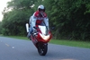 Gixxer Stoppie - Click To Enlarge Picture